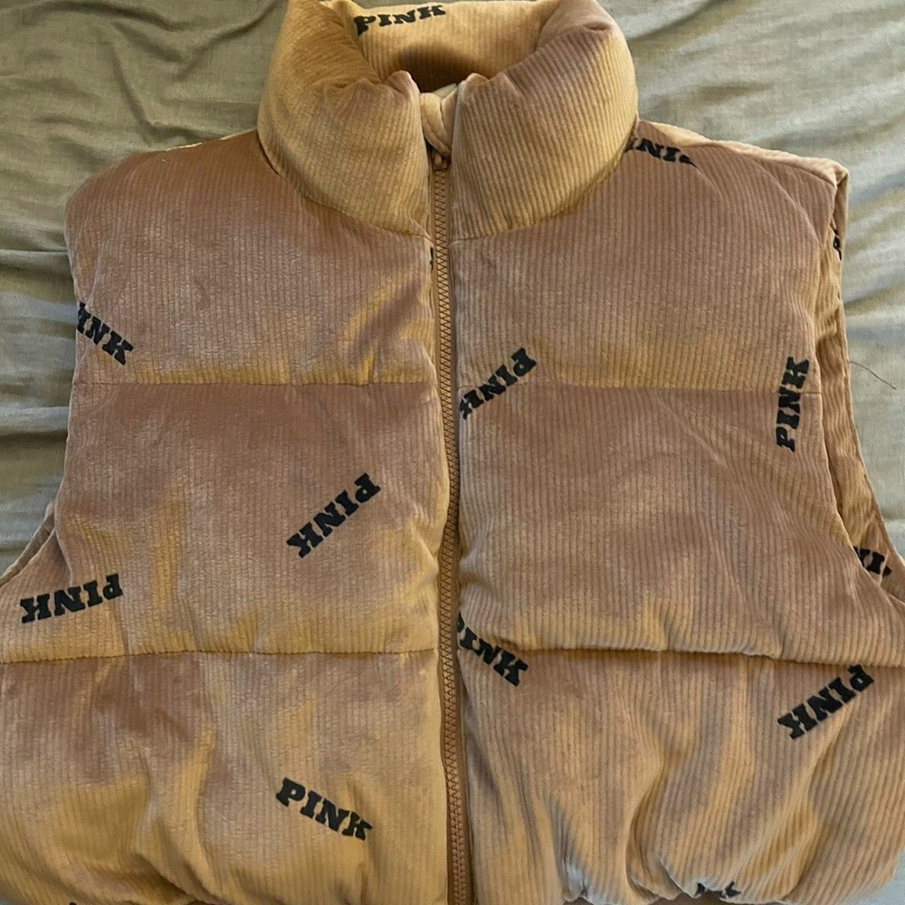 Y2K style Victoria’s Secret Pink Puffer Vest